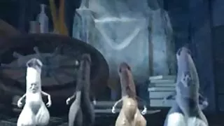 ОХУ-ын Лесбиян Ээж, охин fondle бүр бусад pussies угаалгын өрөөнд
